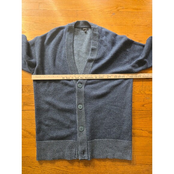 Allbirds 'The Cardi' 100% Merino Wool Blue Cardigan Sweater Mens Size XXL - Picture 8 of 8